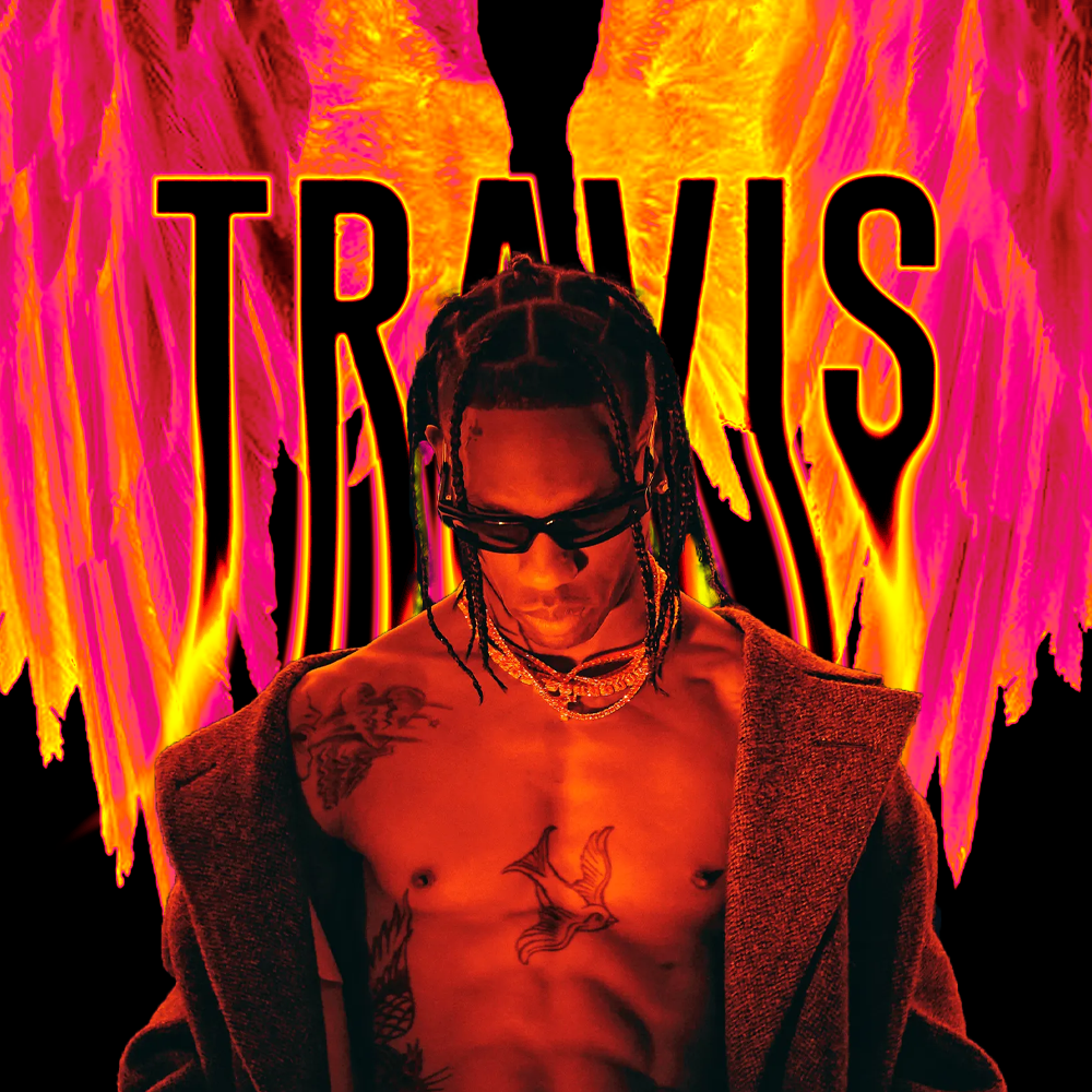 Cover Travis Scott - Photoshop